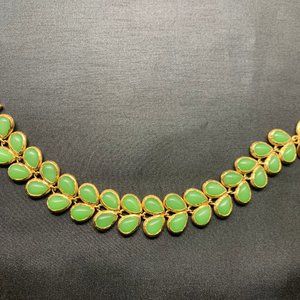 Melinda Maria Green Leaf Bracelet